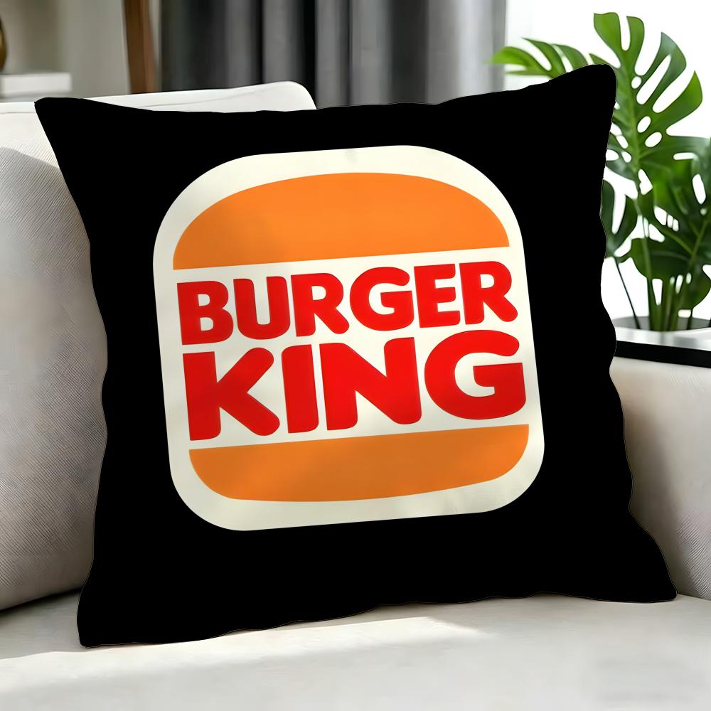 Brand Burger King Cushion Cover Cushion Cover Set 4Pcs 50X50 45X45 40X40 Pillowcase Decorative Sofa Home Decor