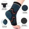 Pressurized Elastic Ankle Brace for Hiking and Sports - Shock Absorption & Pressure Relief Support