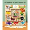 Magnetic Color and Number Maze Montessori Dinosaur Counting Matching Learning Puzzle Board Toddler Fine Motor Skills Travel Toys