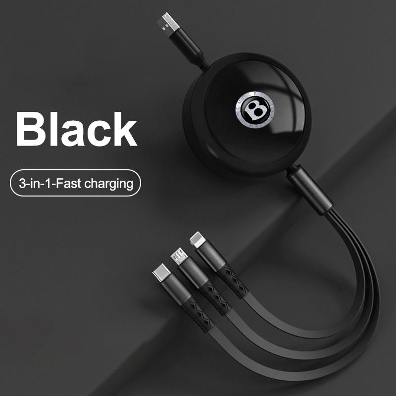 3-in-1 Data Wire USB Type C Fast Charging Car Charger Cable For Bentley Flying Spur Continental GT Bentayga Mulsanne AccessoriesW63RF