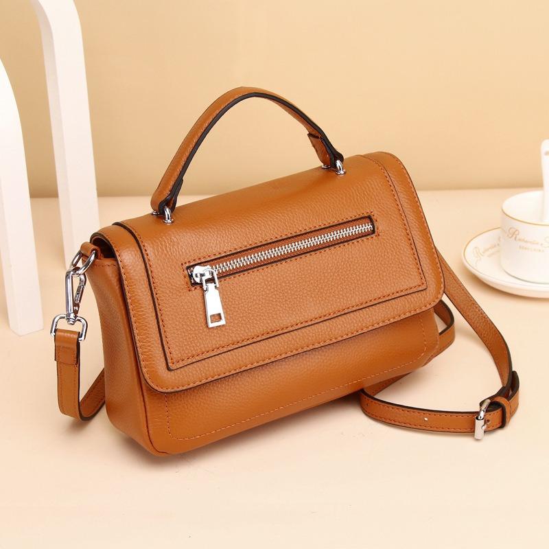Handbag Shoulder Bag Portable Crossbody Postman Leather Women's Bag OEM
