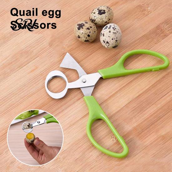 Quail Egg Shell Opener Scissors with Non-Slip Handle Cutter Stainless Steel Blade Lightweight Kitchen Shears Easy Clean Tool for Precise Cutting