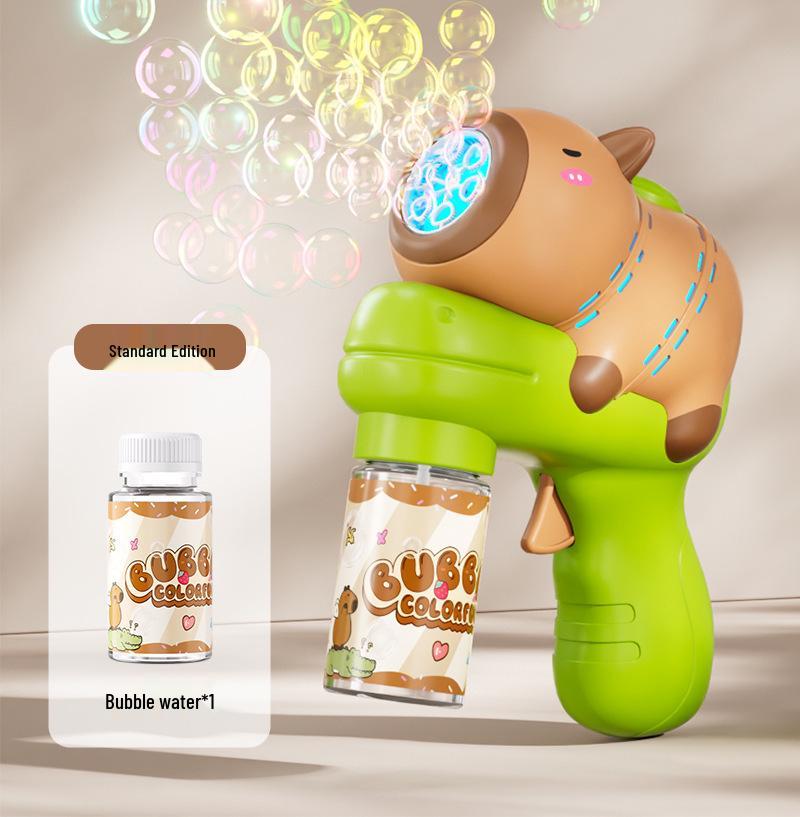 Unicorn Electric Bubble Maker: Kids' Automatic Light-Up Bubble Gun Gift