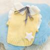 Warm Dog Knitted Sweater Soft Dog Lapel Dress Pet Supplies Pet Knitwear  Spring Autumn