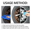 Car Tire Shine Spray 100ml Ceramic Coating High Gloss Hydrophobic Refurbishing Agent for Automotive Tires