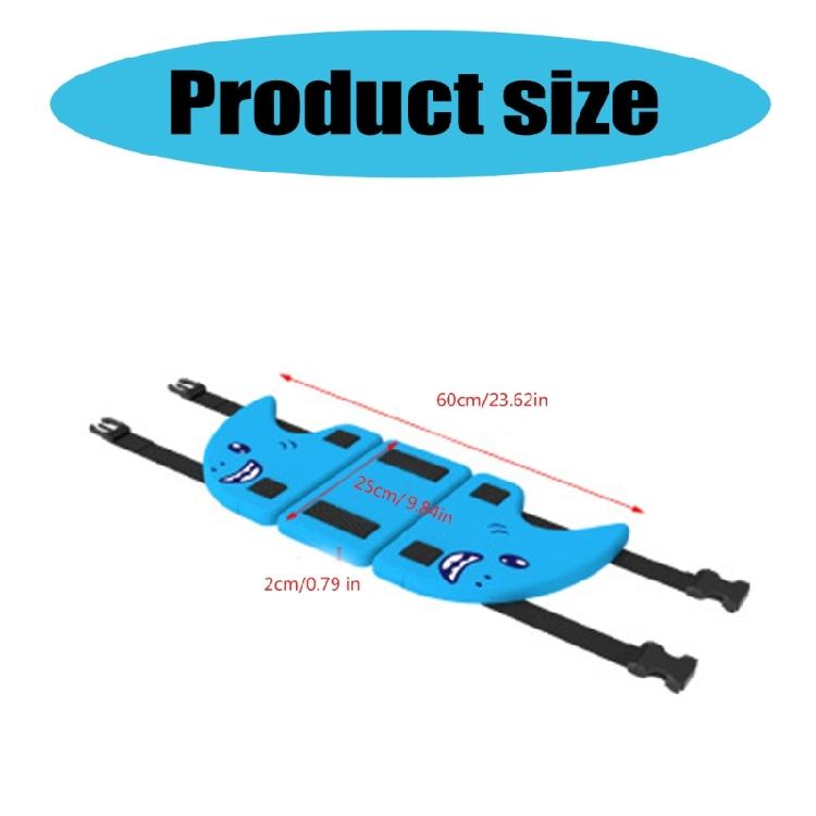 Wearable Fish Fin Float Swimming Trainer Back Float Board for Swimming Beginner, Toddlers, Children, Girls, Boys