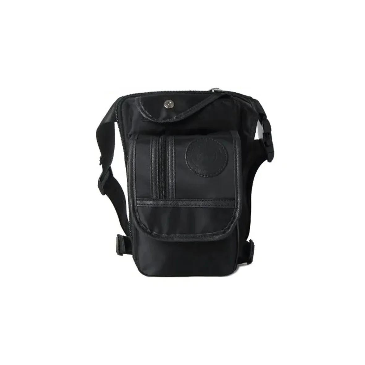 

Men Drop Leg Bag Waist Fanny Pack Motorcycle Rider Tactical Messenger Cross Body Outdoor Sports Male Belt Hip Bum Bags чорний