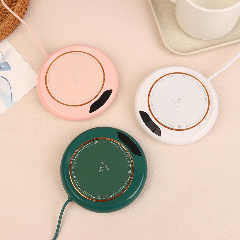Usb Cup Warmer Coffee Mug Heating Coaster 3 Temperature Setting Thermostatic Hot Plate Milk Tea Water Heating Pad Cup Heater