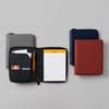 Rhodia Notepad Synthetic Leather PU Round Zip Case One Rhodia 16 5mm Orange Black (Includes No. Grid) (cf16purzbk)