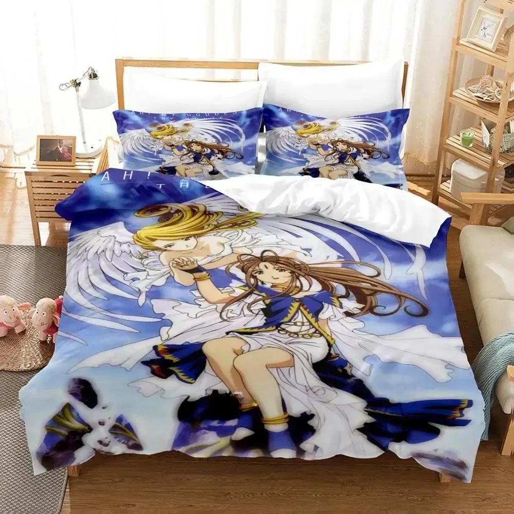 3D Anime Oh My Godes Beding Set Einzelbett Twin Bettwäsche Set Mit Kissenbezug Bett Weiche Bettbezug Einzel Doppel Queen Super King-Size Maße
