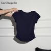 La Chapelle Women's Round Neck Slimming T-Shirt