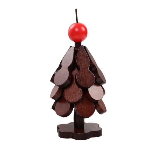 Tree Shape Wooden Trivets Set Foldable Kitchen Coasters Creative Heat Resistant Hot Pot Holders Decorative Placemat for Home Kitchen Restaurant