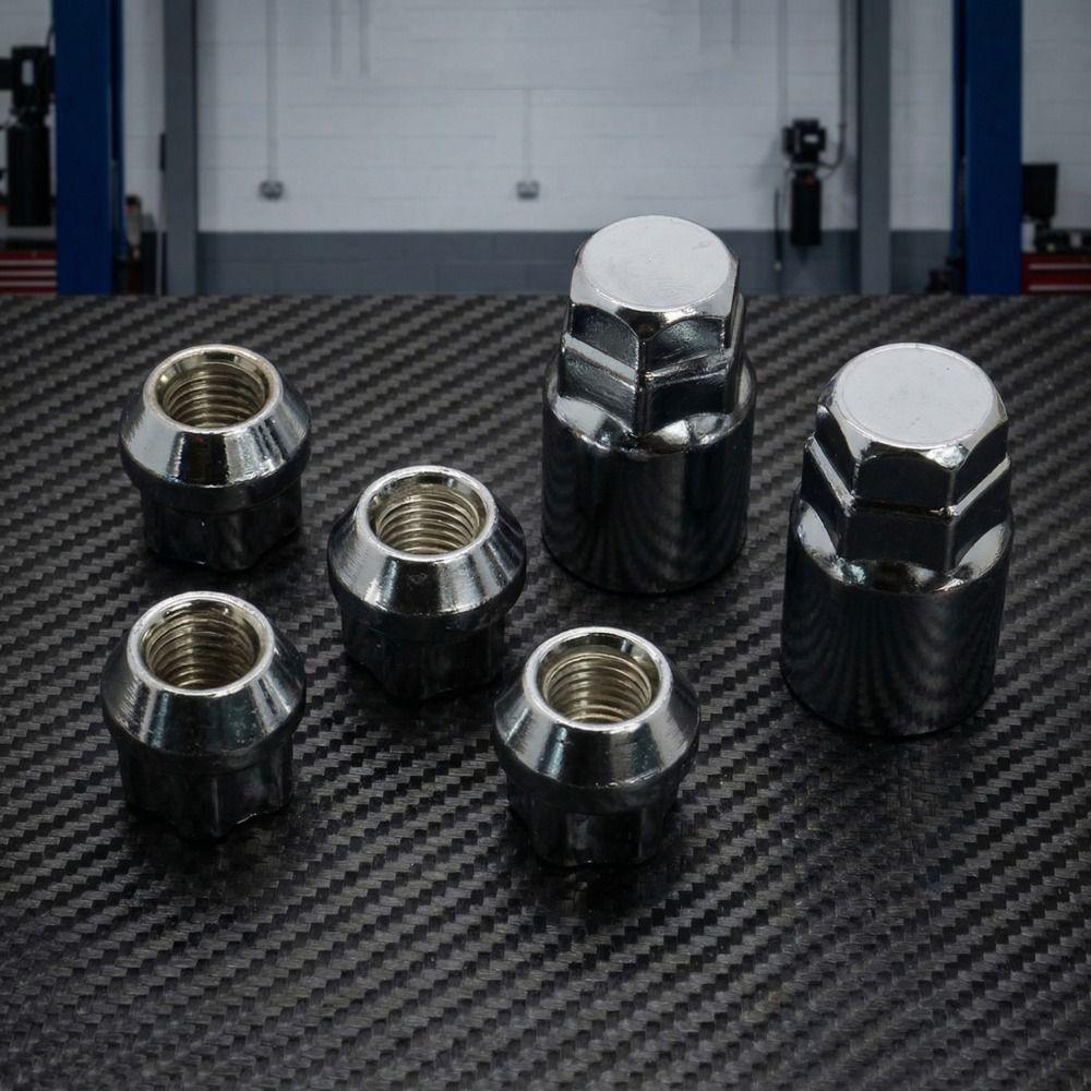 M12x1.5 Wheel Lock Nuts 4 Wheel Set Locking Wheel Nuts Anti Theft Lug Nuts  Car Maintenance