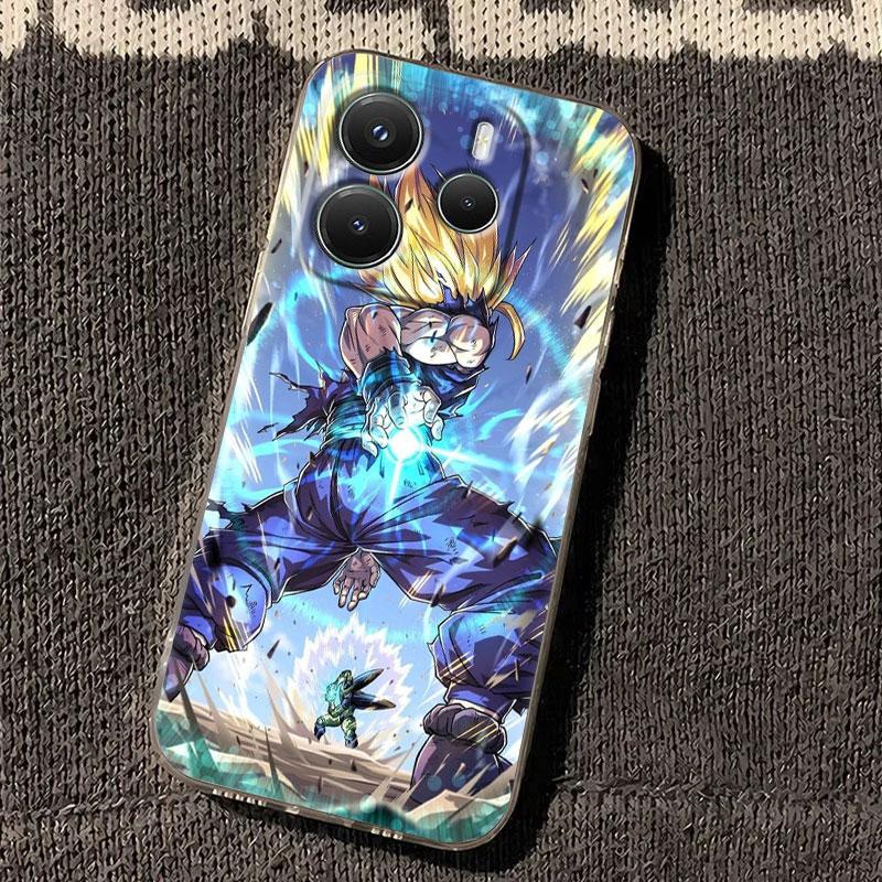 Gogeta Blue Goku Case For Xiaomi Redmi Note 15 14 13 12 11 10 Pro Plus Soft Cover For Redmi 15C 15 14C 13C 12C Clear Phone Cases