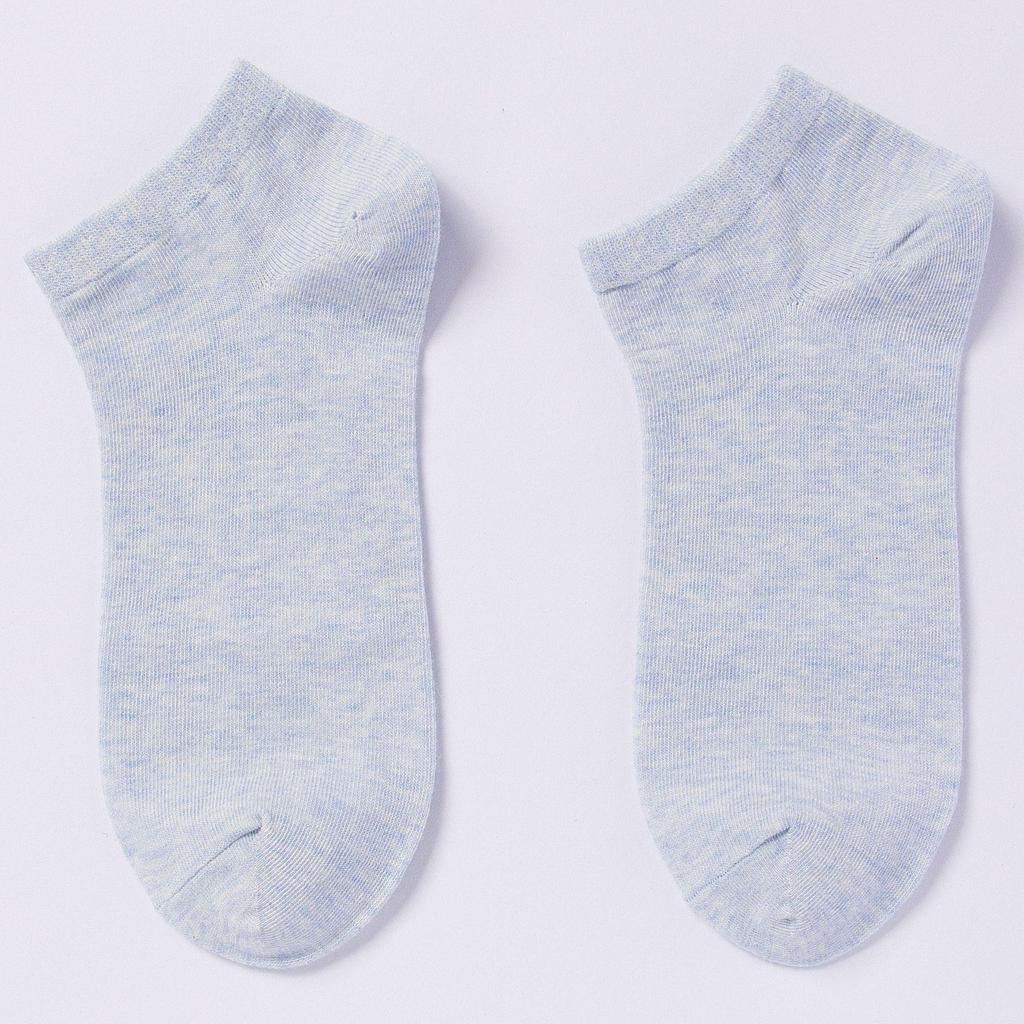 Women's Summer Cotton Candy Color Low-Cut Antibacterial Socks