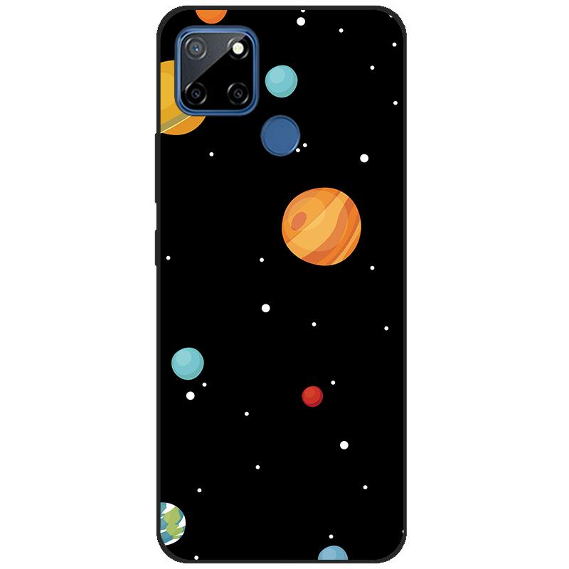 Realme için 7i RMX2193 Kılıf 6.5 ''Silikon Yumuşak TPU Kılıf OPPO Realme için C12 telefon kılıfı arka kapak Realme7i RMX2103 Fundas