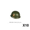 Military Building Block Set Military Supplies Waffen Accessory Soldier Colonel Helmet Gun Rifle M16 Waffen Box Ammunition Brick Toy