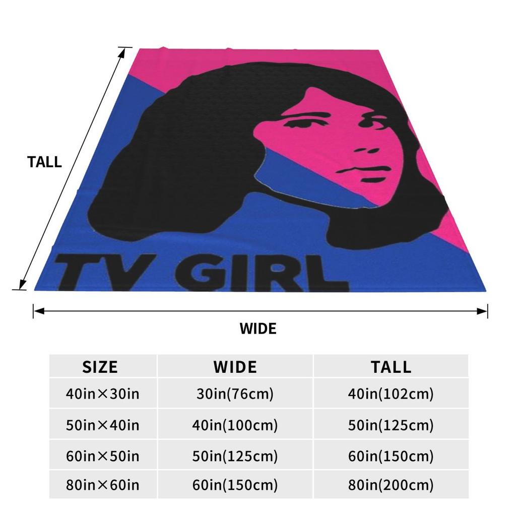 TV Girl Band Decke Weich Warm Flanell Überwurf Decke Tagesdecke für Bett Wohnzimmer Picknick Reise Zuhause Sofa