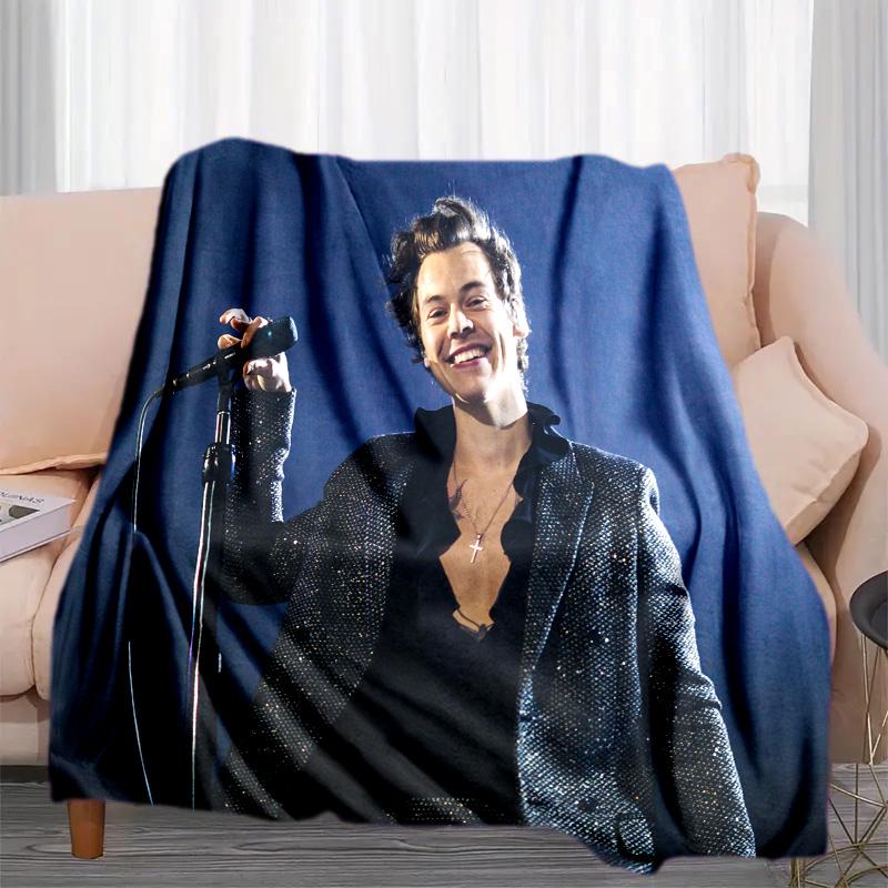 Coperta Harry Styles Perfetta per Tutte le Stagioni Morbida Confortevole Divano Ufficio Pisolino Viaggio Regalo di Compleanno Regalo di Natale