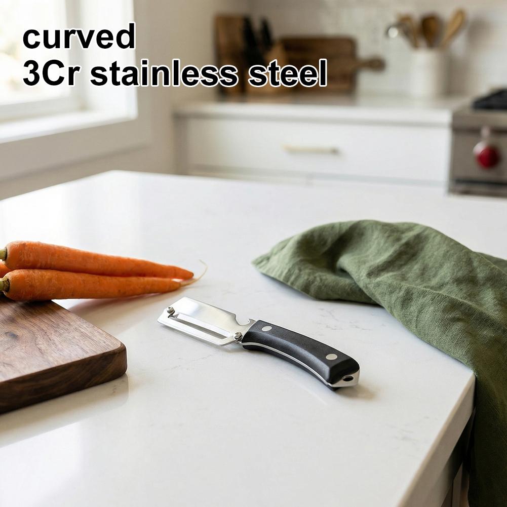 Stainless Steel Vegetable Peeler Set Anti-slip Handle Multi-functional Fruit And Potato Peeler, Kitchen Cooking Tool