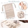 Silk Night For Long Silk Hair For No Only the Ends of Hair from Dryness and Beautiful Pony Cap [miery] Cap, Scrunchie, 100% Silk, Hair, Cap, Cap,
