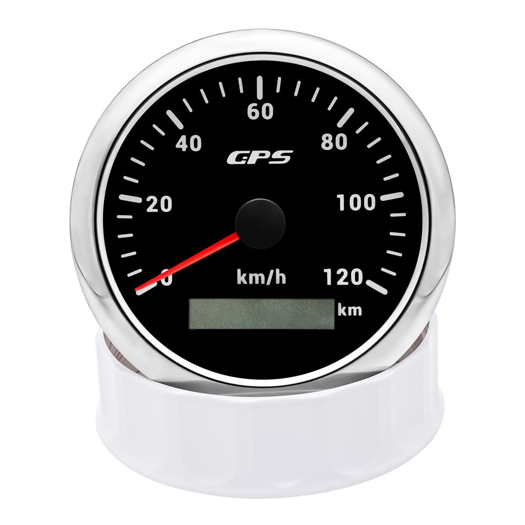 30~200 KM/H 85MM GPS Speedometer Gauge With GPS Antenna For Marine Boat 7 Color Backlight Boat Car Truck Speed Gauge Meter 9-32V
