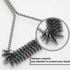 BBQ Grill Brush Y-Shape 12 Inch Stainless Steel Curled Wire Bristles Deep Cleaning Scrubber for Grill Grates & Grease