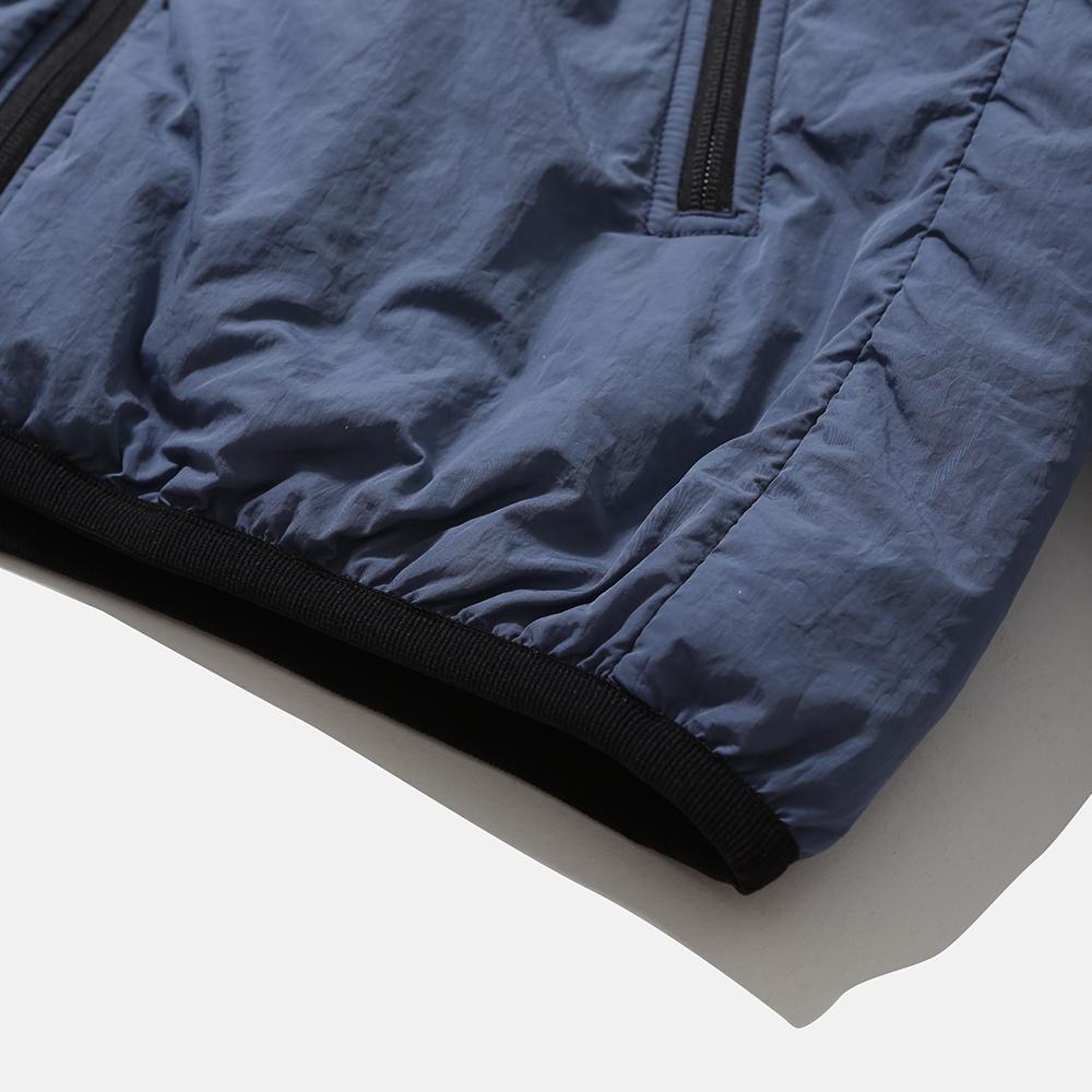 Moif [Aw25] Double-Zip Insulated Parka(Ver.2) / Steel Blue
