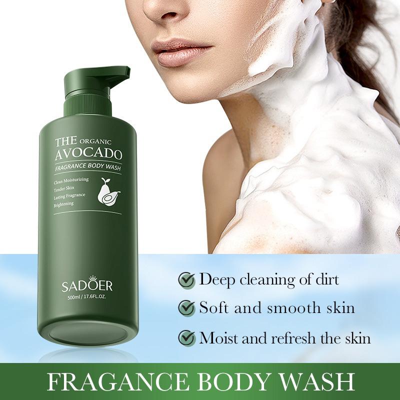 Avocado Fragrance Body Wash SADOER Skin Rejuvenation Cleansing Body Wash