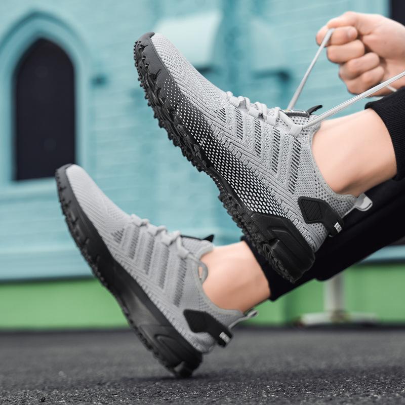 New men's shoes large size mesh ultra-light sports shoes casual student running shoes large size direct batch