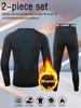 Europäisches Ski-Schnelltrocknendes Thermounterwäsche-Set für Herren und Damen für Herbst/Winter Outdoor-Sportarten