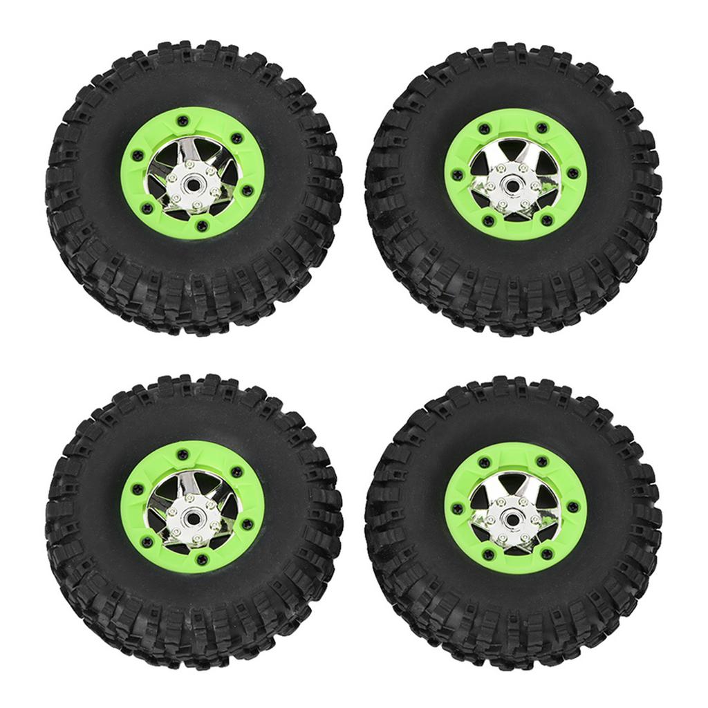 1 12 RC Car Tires Wheel Model Spar Parts for Wltoys 12428 12423(left Right Tire, 4pcs)