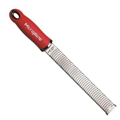 Microplane Classic Red Zester Grater, Stainless St