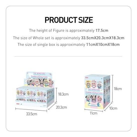 POP MART Official Store MONSTERS Sanrio Characters Plush Pendant 1 Piece Labubu Blind Box Figure Toy Gachapon Plastic Model Gift Fan Activity Product