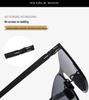 2023 Homerus Screwless Weldless Nylon Polarized Square Frame Sunglasses 7310