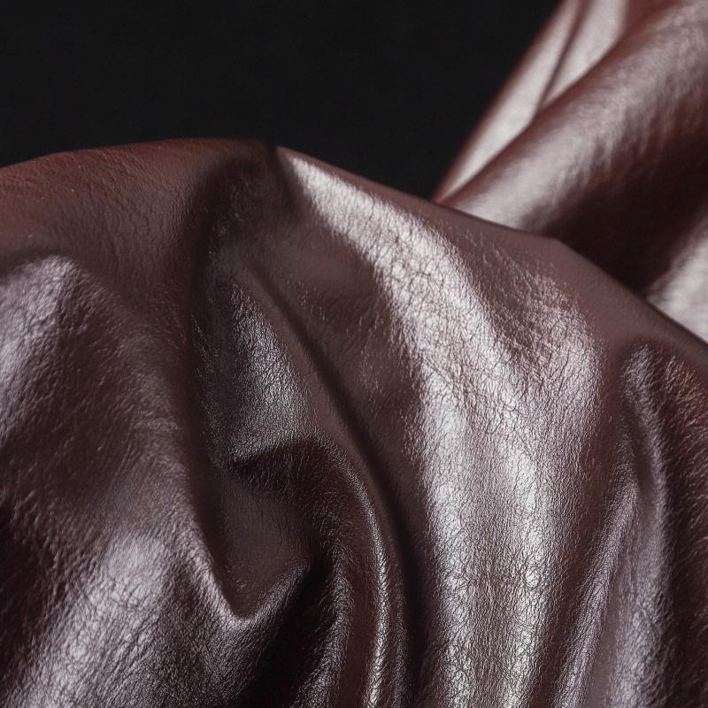 

140cm Wide Matte Cowhide Pattern PU Leather Fabric for Diy Sewing Wear Resistant Waterproof Jacket Windbreaker Designer Cloth 50x140cm