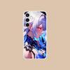 HSR Jingliu Clear Mobile Phone Case for Samsung Galaxy S25 S24 S23 S22 S21Plus FE Ultra Colorful Cover
