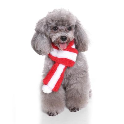 Small Dog Medium and Large Dog Pet Scarf High Value Chinese New Year Festive Decoration Adjustable Cat Scarf
