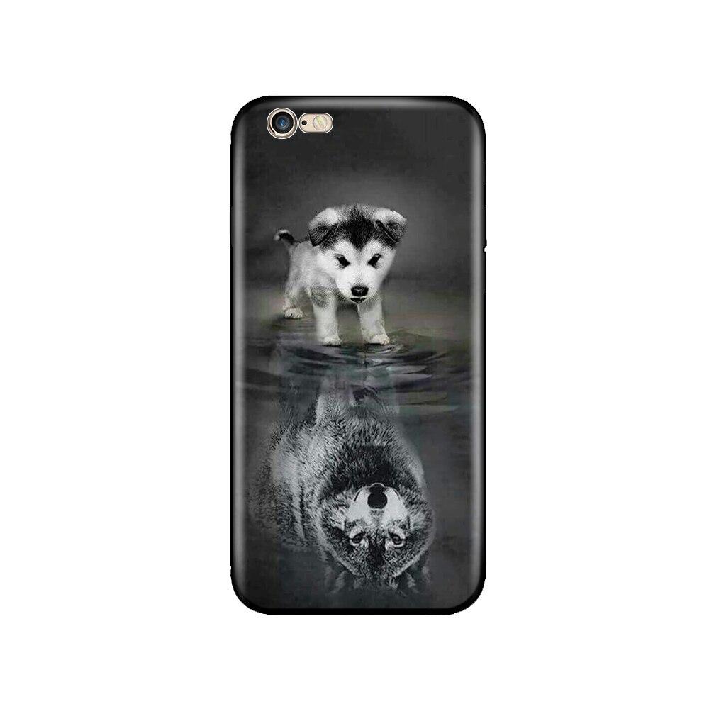 For Iphone 5s 5 S Se 2016 4.0" Case Silicon Soft Phone Cover On Apple iPhone 6s 6 S Plus Funda Coque Shell Bumper Black Tpu Case