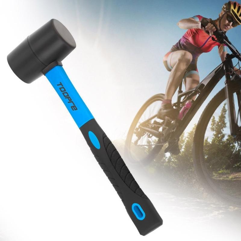 Rubber Mallets Hammer Cycling Maintenance Hammer Bike Bottom Bracket Mounting Removal Tool Double  Face Soft Mallets