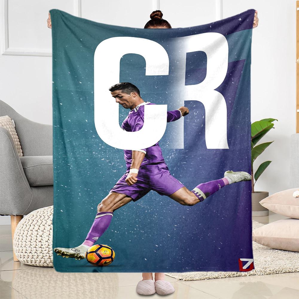 Ronaldo's Golden Legacy Blanket Soft & Cozy Great for Chair Bedding Sofa Four Seasons Multipurpose Stylish Decor Gift for Travel Home Birthdays