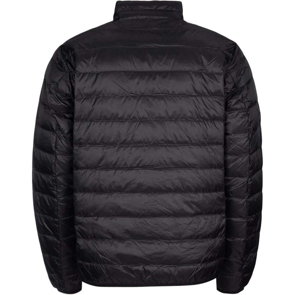 Emporio Armani EA7 Solid Color Logo Zip-Up Long Sleeve Jacket Men Jackets Charcoal 8NPB23-PNGPZ-1200