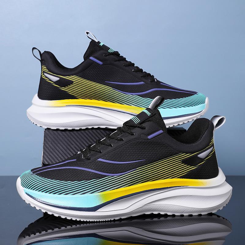 

Большой размер 45 мужская обувь 2024 осень сетка дышащая амортизация отскок спортивные 46 карбоновая пластина сверхлегкие повседневные кроссовки 47 39