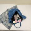 Women's Solid Color Crossbody Bag Vintage Tote Bag Large Capacity Crossbody Bag