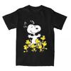 Miniso Mode Erdnuss Snoopy Küken Party T-Shirt Damen Rundhalsausschnitt Kawaii Baumwoll-T-Shirt Niedliches Kurzarm-T-Shirt Einzigartige Kleidung