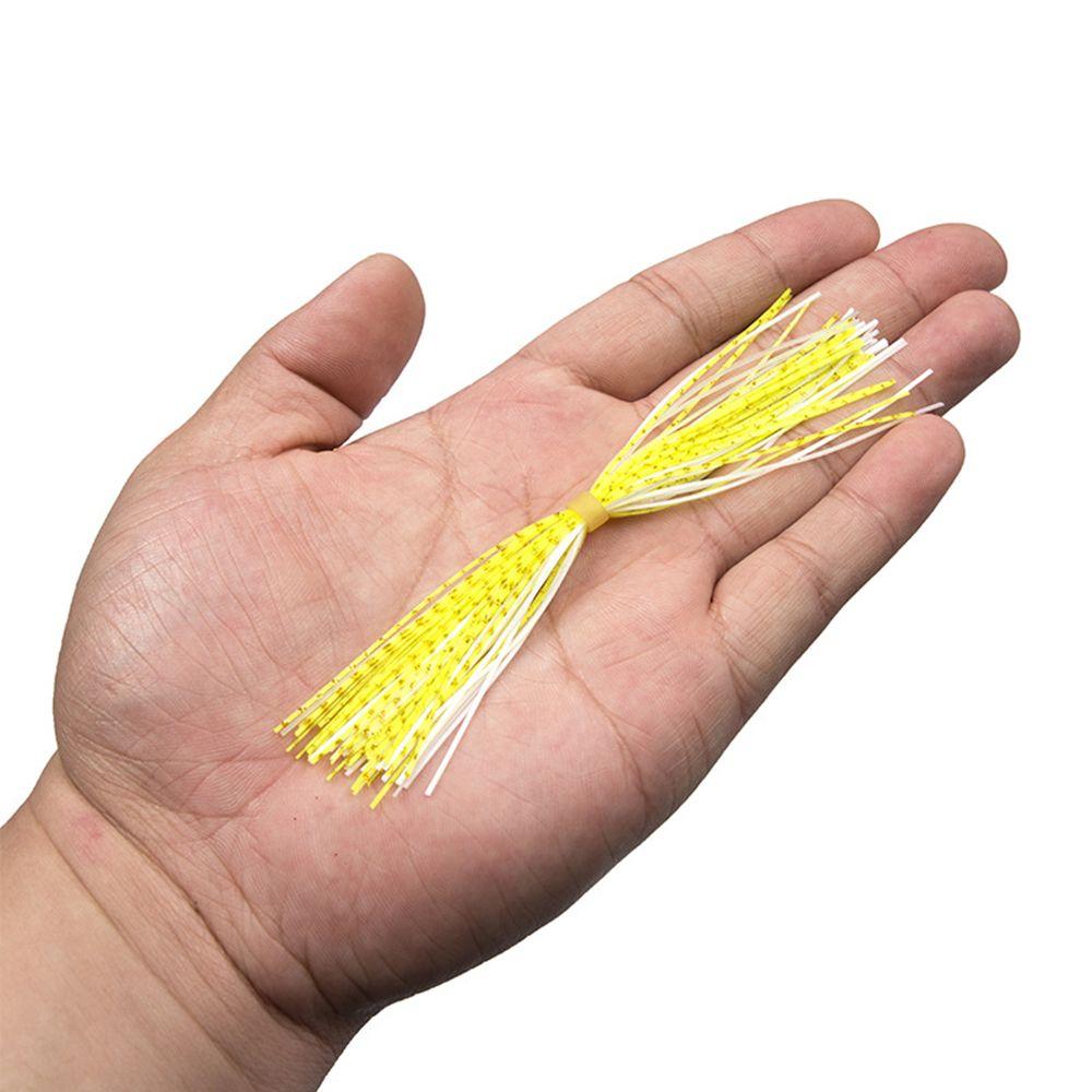 Lebensechte Spinner Sinking Windless Rubber Squid Soft Angelköder Bart Jig Bait Silikonröcke