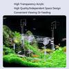 1PC Small Fry Aquarium Isolation Box Hatchery Divider Spawning Hatching Breeder Hatching Incubator with Hook Transparent