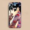 Fashion Tattoo Girl Mobile Phone Case for Xiaomi Redmi 15 14 13 12 A5 3 2 1 C Plus 4G 5G Colorful Printing Cover Pretty Cover