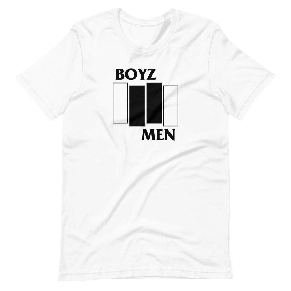 

BOYZ 2 MEN Parody Logo Mashup Spoof Funny Tee Short-Sleeve Unisex 100% Cotton T-shirt Mens Tees Top M