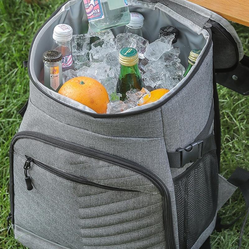 Double Shoulder Support Picnics Bag Durability Camping Coolers Backpacks with Leakproof for Outdoor Activity